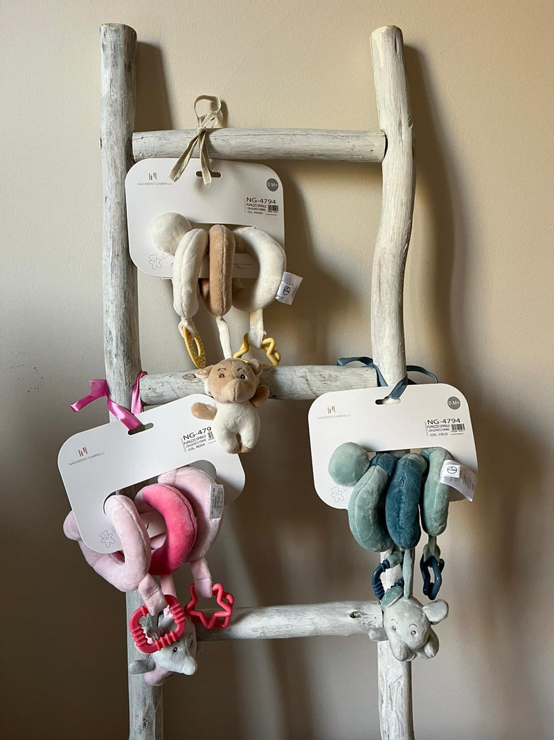 Pupazzo Spirale Morbido per Culla e Passeggino